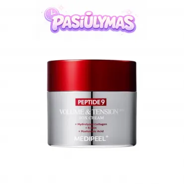 MEDIPEEL+ Peptide 9 Volume and Tension Tox Cream PRO veido kremas su peptidais