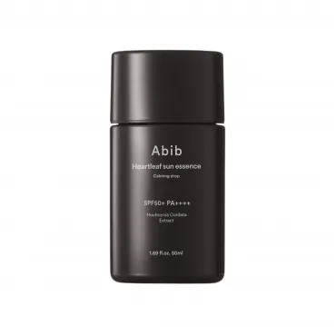 Abib Heartleaf Sun Essence Calming Drop apsauginė veido esencija nuo saulės
