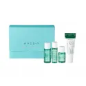 AXIS-Y The Mini Glow Set Cleanser mini priemonių veido priežiūros rinkinys odos švytėjimui