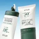 Anua Heartleaf Silky Moisture Sunscreen apsauginis kremas nuo saulės SPF50+ PA+++
