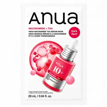 Anua Niacinamide TXA Serum Mask skaistinamoji lakštinė veido kaukė su niacinamidu ir TXA