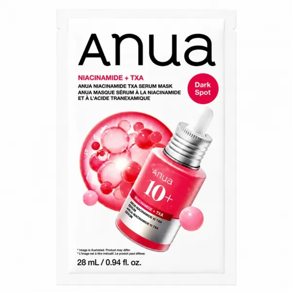 Anua Niacinamide TXA Serum Mask skaistinamoji lakštinė veido kaukė su niacinamidu ir TXA
