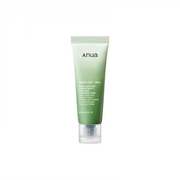 Anua Heartleaf Quercetinol Pore Deep Cleansing Foam giliai valančios veido prausiamosios putos mini