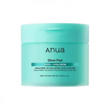 Anua PDRN Hyaluronic Acid Glow Pad intensyviai drėkinantys ir skaistinantys padeliai veidui