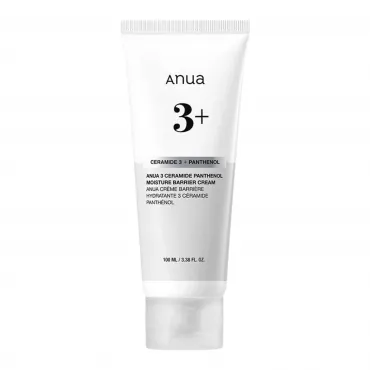 Anua 3 Ceramide Panthenol Moisture Barrier Cream veido kremas su keramidais ir pantenoliu
