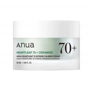 Anua Heartleaf 70% Intense Calming Cream raminantis veido kremas