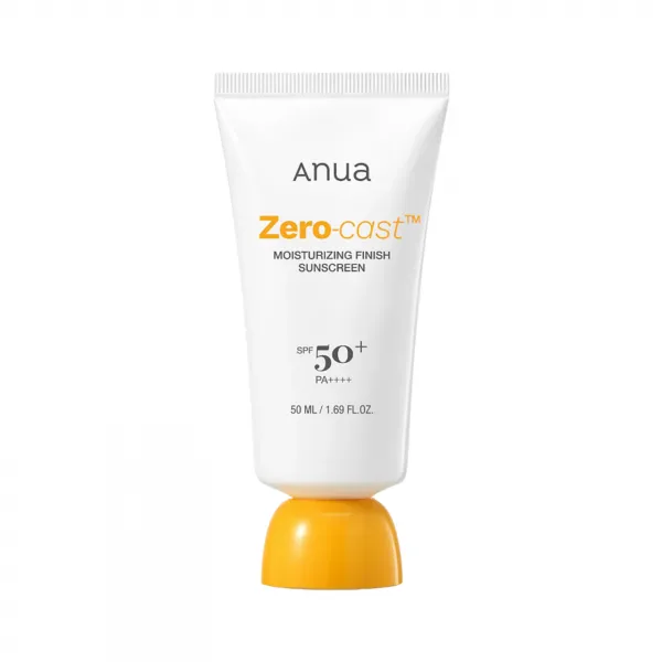 Anua Zero-Cast Moisturizing Finish Sunscreen drėkinantis apsauginis kremas nuo saulės