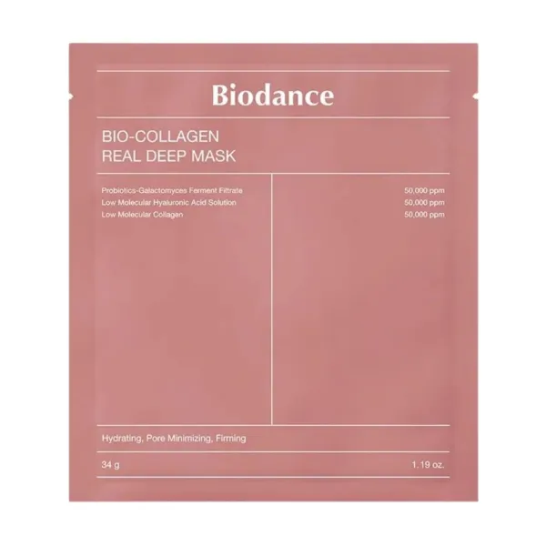 BIODANCE Bio-Collagen Real Deep Mask veido kaukė su kolagenu