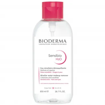 BIODERMA Sensibio H2O Pump micelinis valomasis vanduo jautriai odai