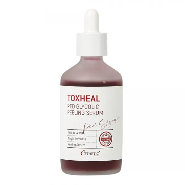 Esthetic House Toxheal Red Glycolic Peeling Serum šveičiamasis serumas su glikolio rūgštimi