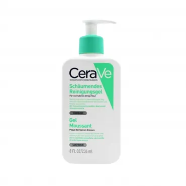 CERAVE Foaming Cleanser kasdieninis prausiklis normaliai, mišriai ir riebiai odai