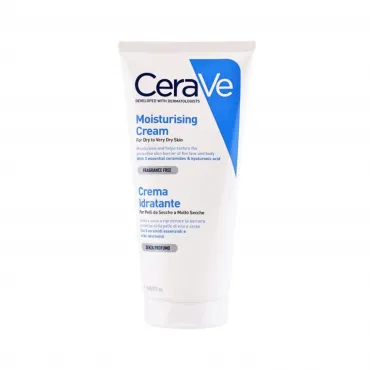 CERAVE Moisturizing Cream drėkinantis veido ir kūno odos kremas