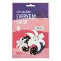 DEARBOO Lily&Charcoal Everyday Mask lakštinė veido kaukė