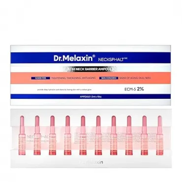 Dr. Melaxin Necksphalt ECM Neck Barrier Ampoule kaklo serumo ampulės