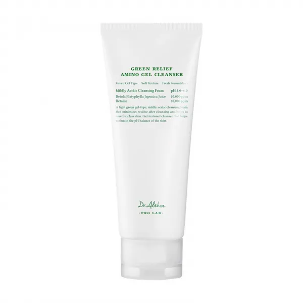 Dr. Althea Green Relief Amino Gel Cleanser švelnus veido prausiklis su amino rūgštimis