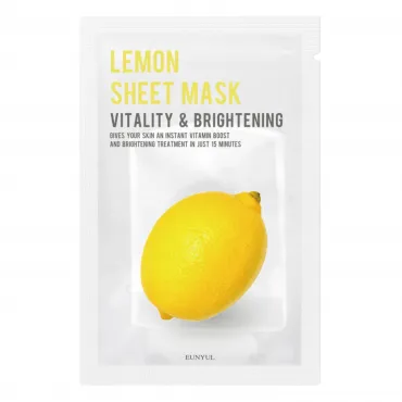 EUNYUL Purity Lemon Sheet Mask lakštinė veido kaukė su citrinų ekstraktu