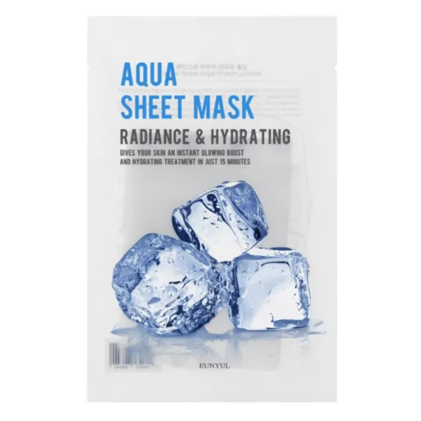 EUNYUL Purity Aqua Sheet Mask lakštinė veido kaukė su hialurono rūgštimi