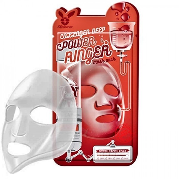 Elizavecca Collagen Deep Power Ringer Mask lakštinė kaukė su kolagenu
