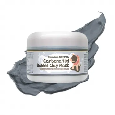 Elizavecca Milky Piggy Carbonated Clay Mask burbulinė veido kaukė