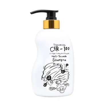 Elizavecca CER-100 collagen hair a+ muscle tornado shampoo šampūnas nuo pleiskanų
