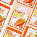 Farmstay Real Carrot Essence Mask lakštinė veido kaukė su morkomis