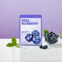 Farmstay Real Blueberry Essence Mask lakštinė veido kaukė su mėlynėmis
