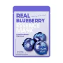 Farmstay Real Blueberry Essence Mask lakštinė veido kaukė su mėlynėmis