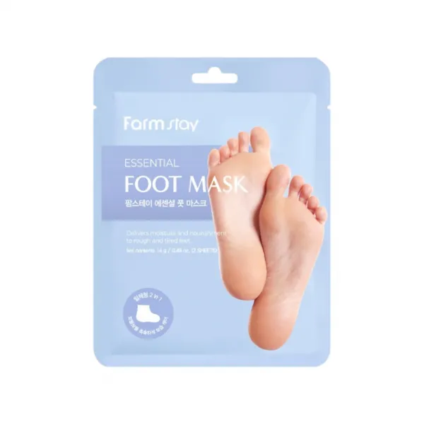 Farmstay Essential Foot Mask drėkinanti ir maitinanti pėdų kaukė