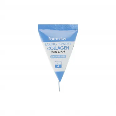 Farmstay Baking Powder Collagen Pore Scrub veido šveitiklis su kolagenu