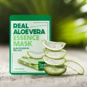Farmstay Real Aloe Vera Essence Mask lakštinė veido kaukė su alaviju