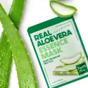 Farmstay Real Aloe Vera Essence Mask lakštinė veido kaukė su alaviju