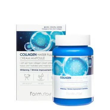 Farmstay Collagen Water Full Moist Cream Ampoule drėkinanti ampulė su kolagenu