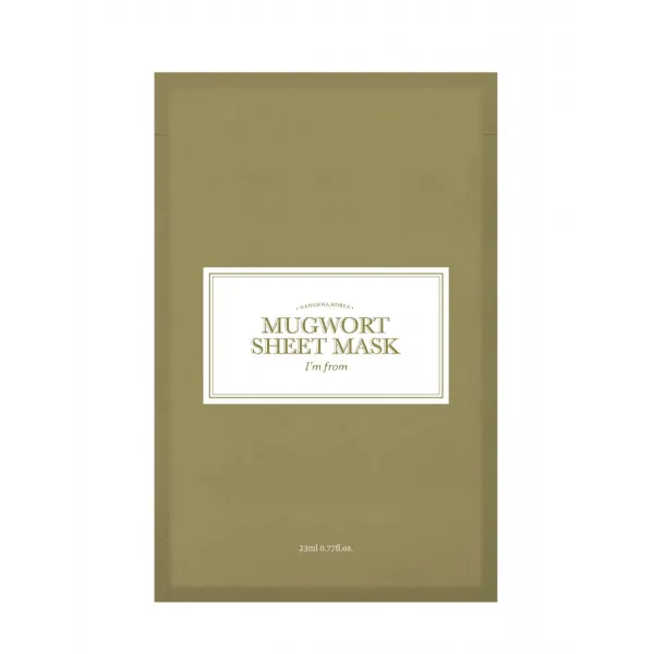 I'm from Mugwort Sheet Mask lakštinė veido kaukė probleminei odai su  pelynų ekstraktu