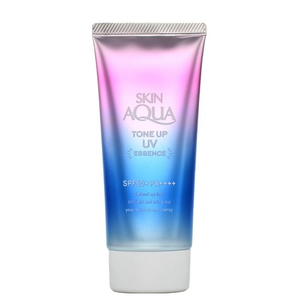 ROHTO SKIN AQUA  Tone Up UV Essence Sunscreen SPF50+ PA++++ apsauginis kremas nuo saulės