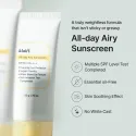 Dear, Klairs All-day Airy Sunscreen apsauginis kremas nuo saulės SPF50+PA++++