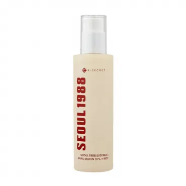 K-SECRET SEOUL 1988 Essence: Snail Mucin 97% + Rice veido esencija su sraigių mucinu