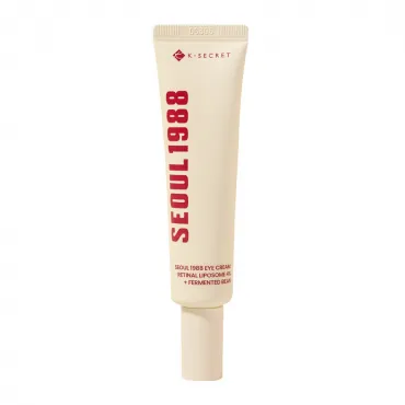 K-SECRET SEOUL 1988 Eye Cream: Retinal Liposome 4% + Fermented Bean paakių kremas