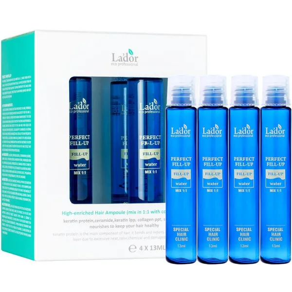 La'dor Perfect Hair Fill-Up atstatančių ampulių rinkinys 4 vnt.
