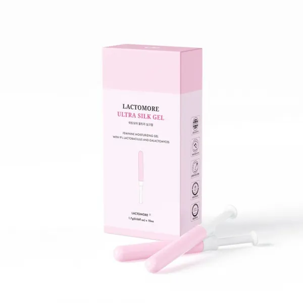 LACTOMORE Ultra Silk Gel drėkinamasis intymios zonos gelis 10 vnt.