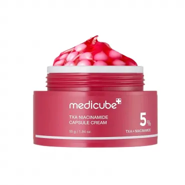 Medicube TXA Niacinamide Capsule Cream kapsulinis veido kremas
