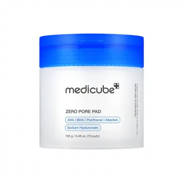 Medicube Zero Pore Pad 2.0 švelniai šveičiantys tonerio padeliai