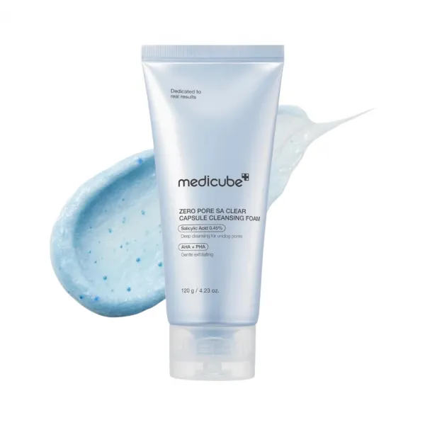 Medicube Zero Pore Clearing Capsule Cleansing Foam giliai valantis veido prausiklis
