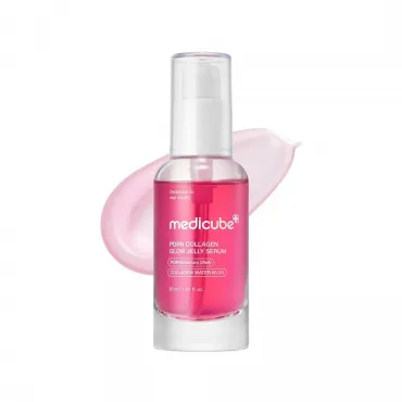 Medicube PDRN Pink Collagen Glow Jelly Serum želinis veido serumas su PDRN