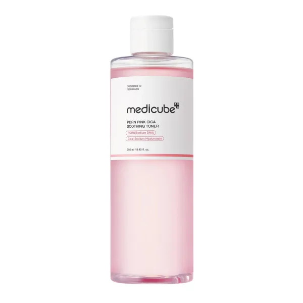 Medicube PDRN Pink Cica Soothing Toner veido tonikas su PDRN ir peptidais