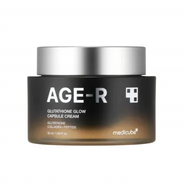Medicube AGE-R Glutathione Glow Cream kapsulinis veido kremas su glutationu