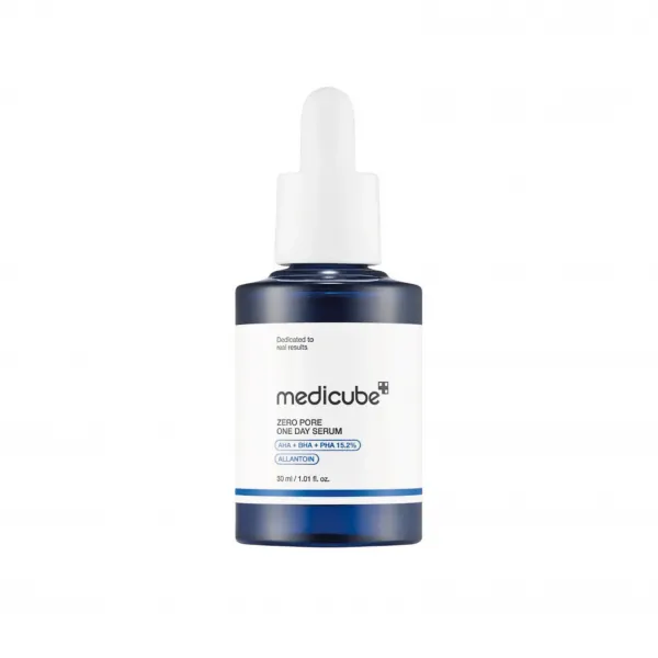 Medicube Zero Pore One Day Serum šveičiamasis veido serumas su rūgštimis