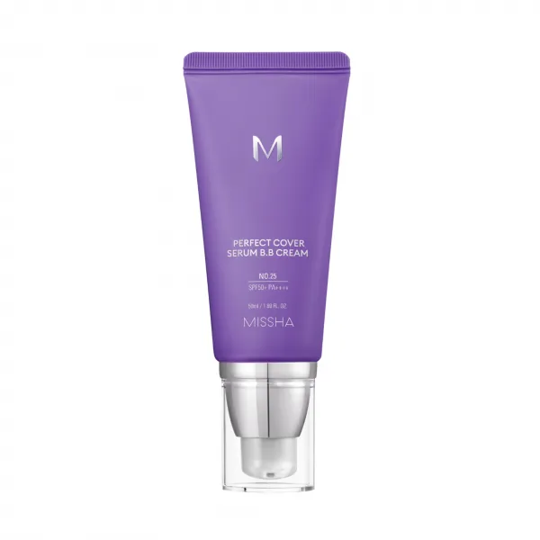 MISSHA M Perfect Cover Serum BB Cream BB kremas (No 25 Warm Beige)