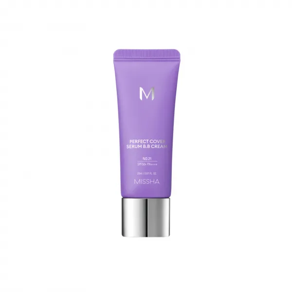 MISSHA M Perfect Cover Serum BB Cream BB kremas (No 21 Light Beige) 20ml