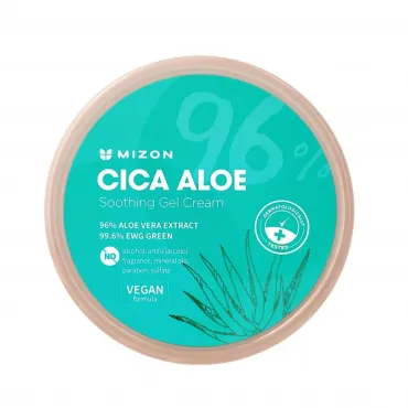 Mizon Cica Aloe 96% Soothing Gel Cream alavijų gelis