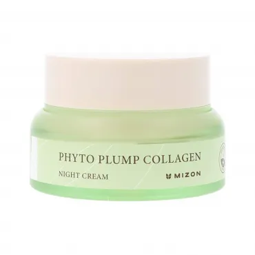 Mizon Phyto Plump Collagen Night Cream naktinis veido kremas su kolagenu